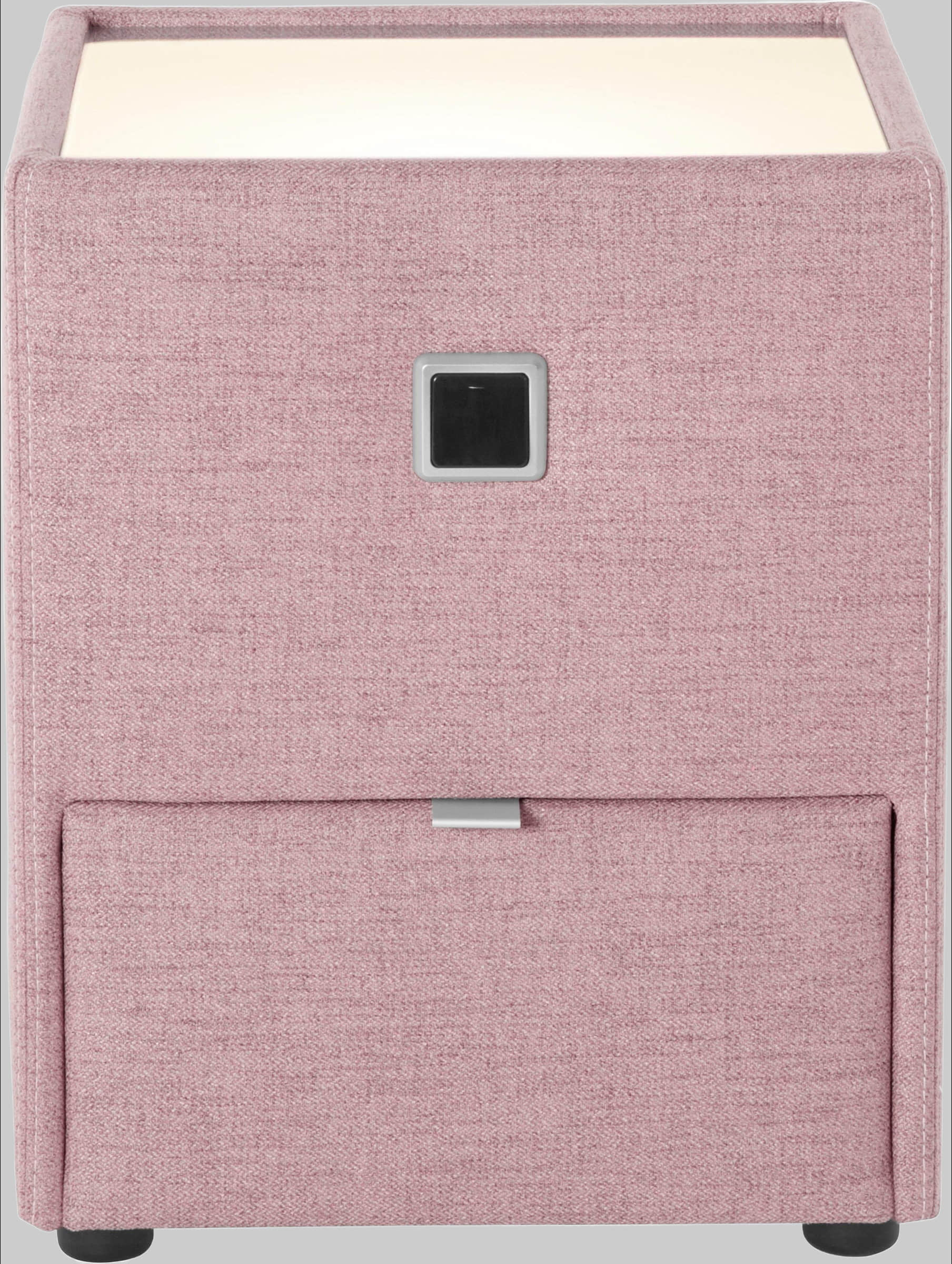 Kommoden & Sideboards Jockenhu00F6fer Gruppe Jockenhöfer Gruppe Nachtkonsole »Lancy« mit LED-Beleuchtung - Moderner Nachttisch mit Schublade & dimmbarem Licht rosé 369/05