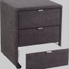 Jockenhöfer Gruppe Nachtkonsole »Lore« – Elegant & Funktional mit LED-Beleuchtung & 3 Schubladen dunkelgrau Kommoden & Sideboards Jockenhu00F6fer Gruppe