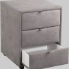 Jockenhu00F6fer Gruppe Kommoden & Sideboards Jockenhöfer Gruppe Nachtkonsole »Lore« – Elegant & Funktional mit LED-Beleuchtung & 3 Schubladen grau 344/19