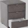 Jockenhöfer Gruppe Nachtkonsole »Lore« – Elegant & Funktional mit LED-Beleuchtung & 3 Schubladen grau 427/09 Jockenhu00F6fer Gruppe Kommoden & Sideboards