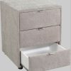 Kommoden & Sideboards Jockenhu00F6fer Gruppe Jockenhöfer Gruppe Nachtkonsole »Lore« – Elegant & Funktional mit LED-Beleuchtung & 3 Schubladen greige 450