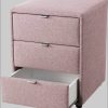 Jockenhu00F6fer Gruppe Kommoden & Sideboards Jockenhöfer Gruppe Nachtkonsole »Lore« – Elegant & Funktional mit LED-Beleuchtung & 3 Schubladen rosé 313/05