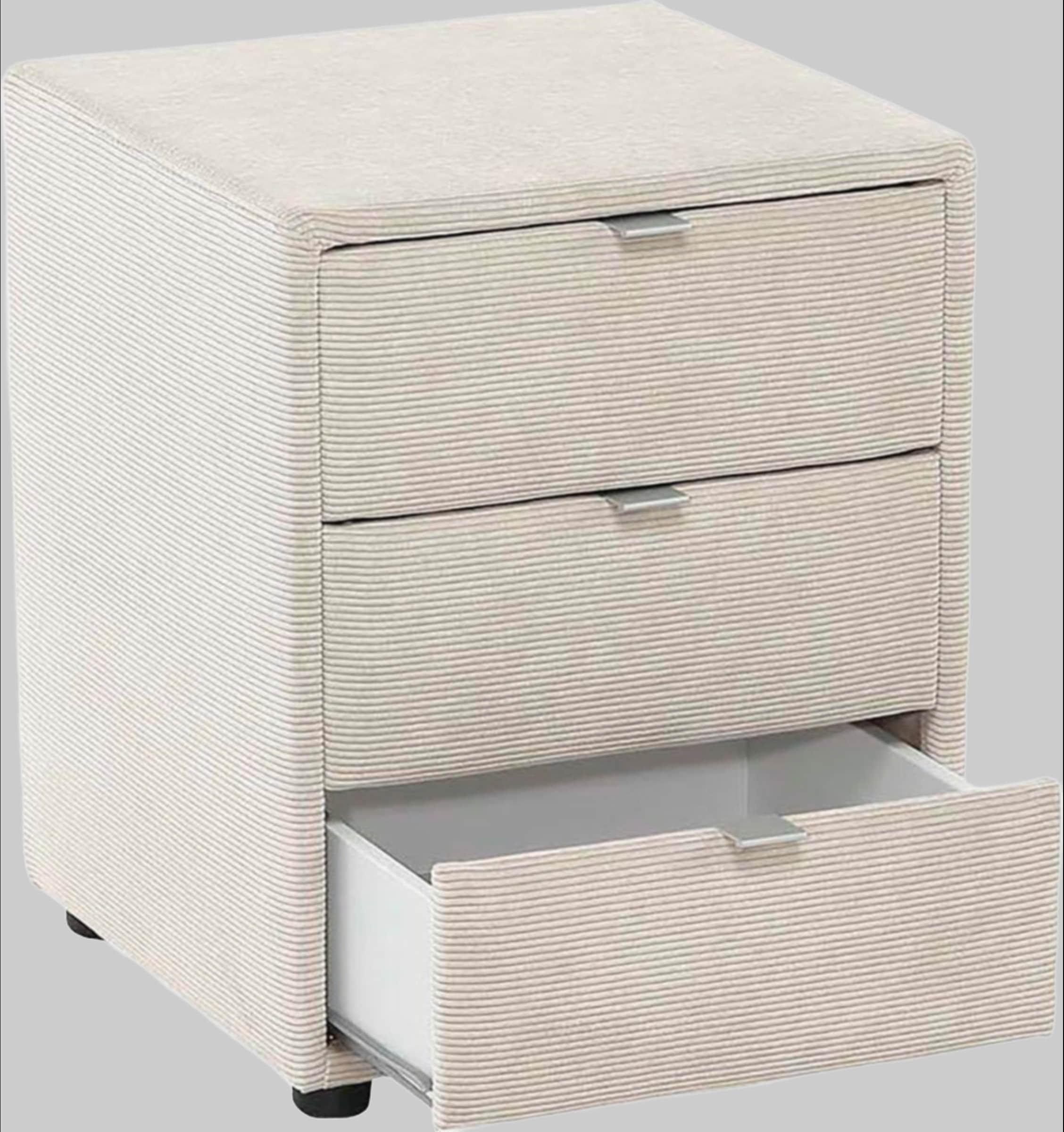 Jockenhöfer Gruppe Nachtkonsole »Lore« – Elegant & Funktional mit LED-Beleuchtung & 3 Schubladen beige 427/07 Jockenhu00F6fer Gruppe Kommoden & Sideboards