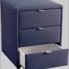 Jockenhöfer Gruppe Nachtkonsole »Lore« – Elegant & Funktional mit LED-Beleuchtung & 3 Schubladen dunkelblau Jockenhu00F6fer Gruppe Kommoden & Sideboards