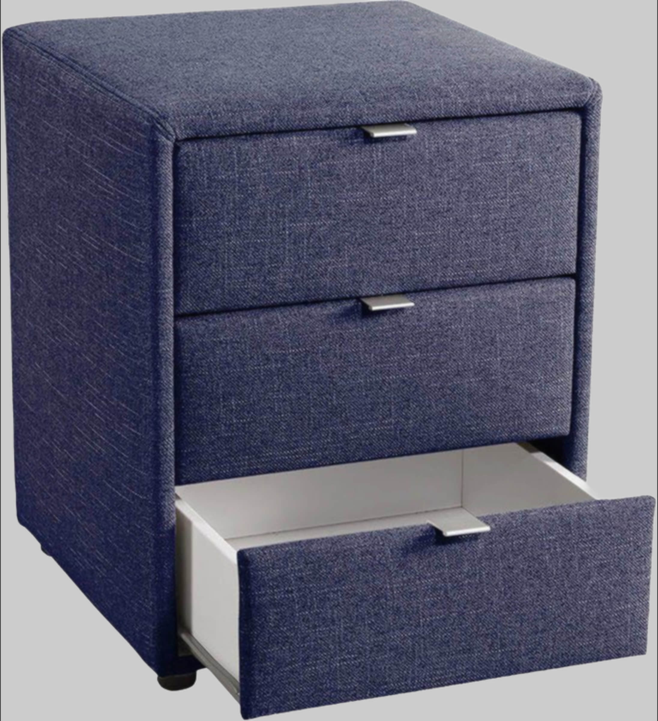 Jockenhöfer Gruppe Nachtkonsole »Lore« – Elegant & Funktional mit LED-Beleuchtung & 3 Schubladen dunkelblau Jockenhu00F6fer Gruppe Kommoden & Sideboards