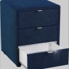 Jockenhu00F6fer Gruppe Jockenhöfer Gruppe Nachtkonsole »Lore« – Elegant & Funktional mit LED-Beleuchtung & 3 Schubladen dunkelblau Kommoden & Sideboards