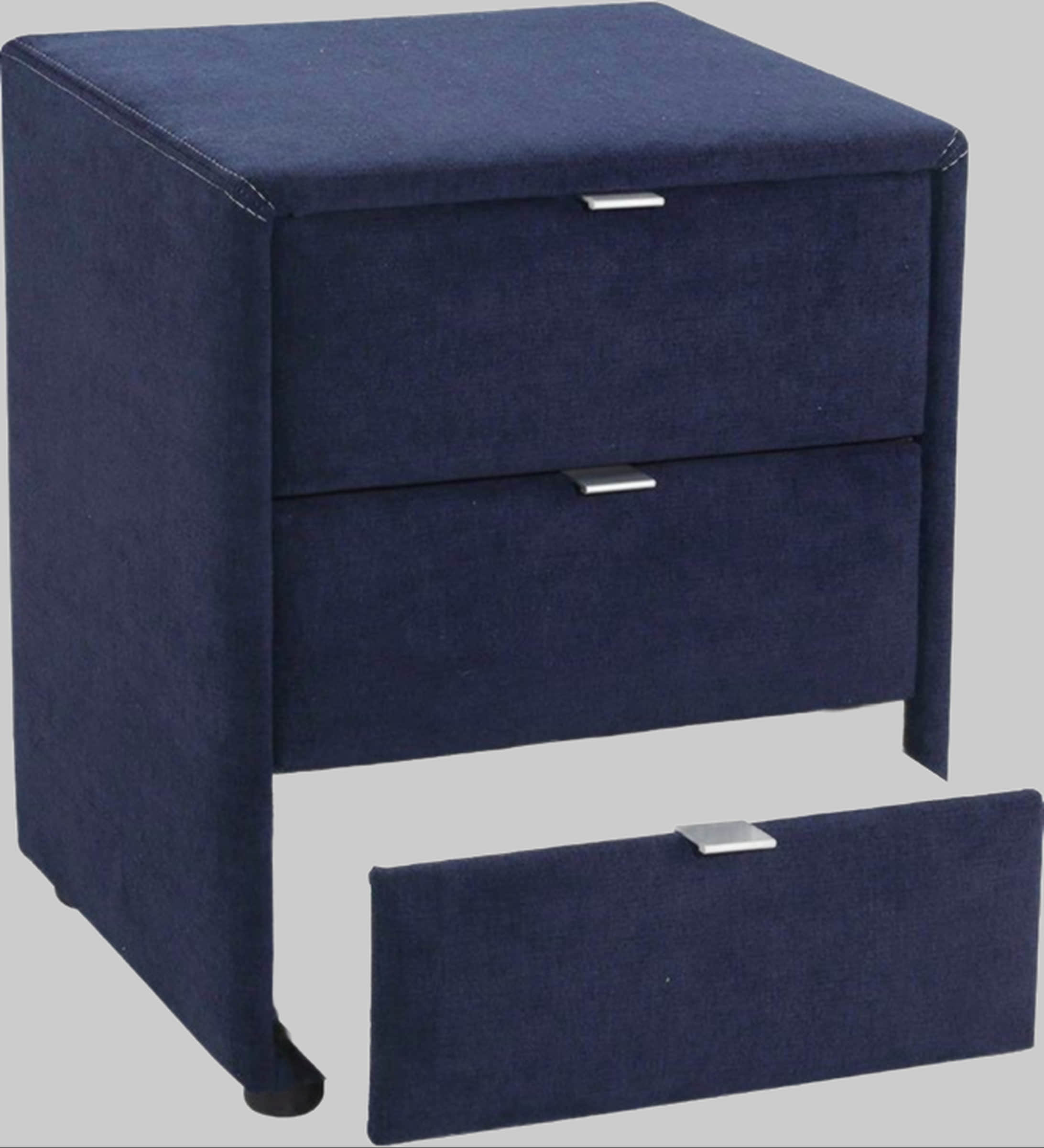 Kommoden & Sideboards Jockenhu00F6fer Gruppe Jockenhöfer Gruppe Nachtkonsole »Lore« – Elegant & Funktional mit LED-Beleuchtung & 3 Schubladen dunkelblau