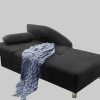 Sofas Jockenhu00F6fer Gruppe Jockenhöfer Gruppe Recamiere Roy - Chaiselongue mit Bettfunktion, Federkern & Bettkasten (200x90 cm) - Flexibel links/rechts montierbar dunkelgrau