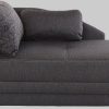 Jockenhu00F6fer Gruppe Jockenhöfer Gruppe Recamiere Roy - Chaiselongue mit Bettfunktion, Federkern & Bettkasten (200x90 cm) - Flexibel links/rechts montierbar grau Sofas
