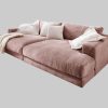 KAWOLA Big-Sofa MADELINE | XXL Komfortsofa in Cord oder Stoff | 220cm Breite | Relaxfunktion | Für 3-4 Personen rosa Sofas KAWOLA