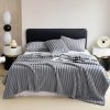 KEAYOO MT08 Fleecedecke 150x200cm - Premium Mikrofaser Sofadecke für Wohnzimmer & Schlafzimmer | Wärmende Kuscheldecke in Matchagrün B Grau Wohn- & Tagesdecken KEAYOO
