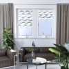 Rollos & Plissees K-HOME K-HOME Doppelrollo »Delphi« – Premium Lichtschutz-Rollo mit Klemmträger-System (ohne Bohren), bedruckt & stufenlos verstellbar | Modernes Design für Fenster Grau