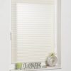 K-HOME Plissee COMO | Freihängender Lichtschutz mit Klettband | Stufenlose Höhenverstellung | Beige/Creme creme K-HOME Rollos & Plissees