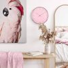 K&L Silent Shabby Chic Wall Clock - 25cm Round Vintage Rose Gold/Pink Retro Decorative Wall Art with Noiseless Quartz Movement Dekoration K\u0026L Wall Art
