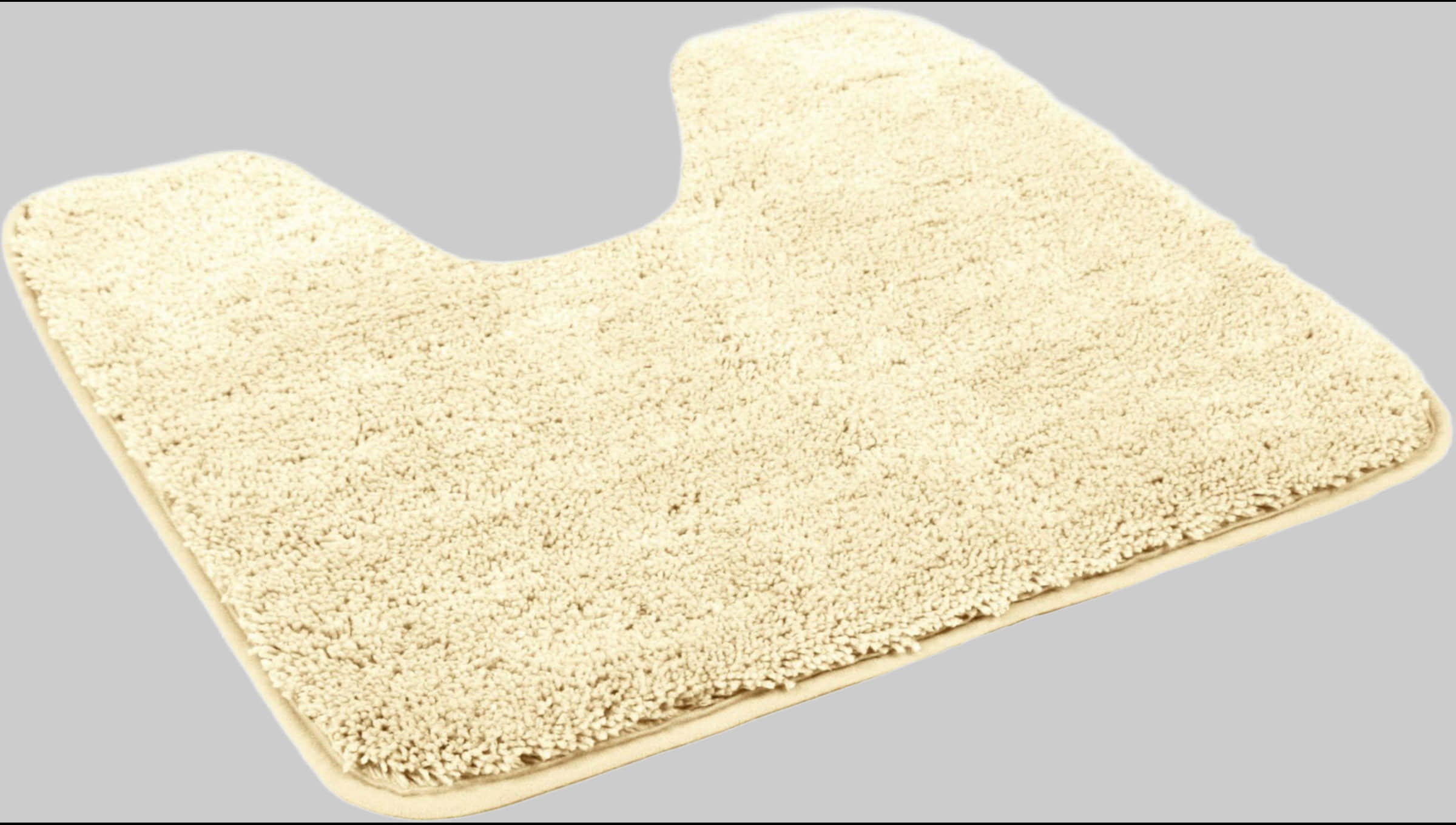 Kinzler Premium Badematte »Chaozhou« - XXL Flauschig (20 mm), rutschhemmend, fußbodenheizungsgeeignet, Polyester Mikrofaser, Badezimmerteppich in Uni-Farben - 60x100 cm natur KiNZLER Badematten