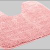 Kinzler Premium Badematte »Chaozhou« - XXL Flauschig (20 mm), rutschhemmend, fußbodenheizungsgeeignet, Polyester Mikrofaser, Badezimmerteppich in Uni-Farben - 60x100 cm rosé KiNZLER Badematten