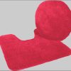 Badematten KiNZLER Kinzler Premium Badematte »Chaozhou« - XXL Flauschig (20 mm), rutschhemmend, fußbodenheizungsgeeignet, Polyester Mikrofaser, Badezimmerteppich in Uni-Farben - 60x100 cm rot