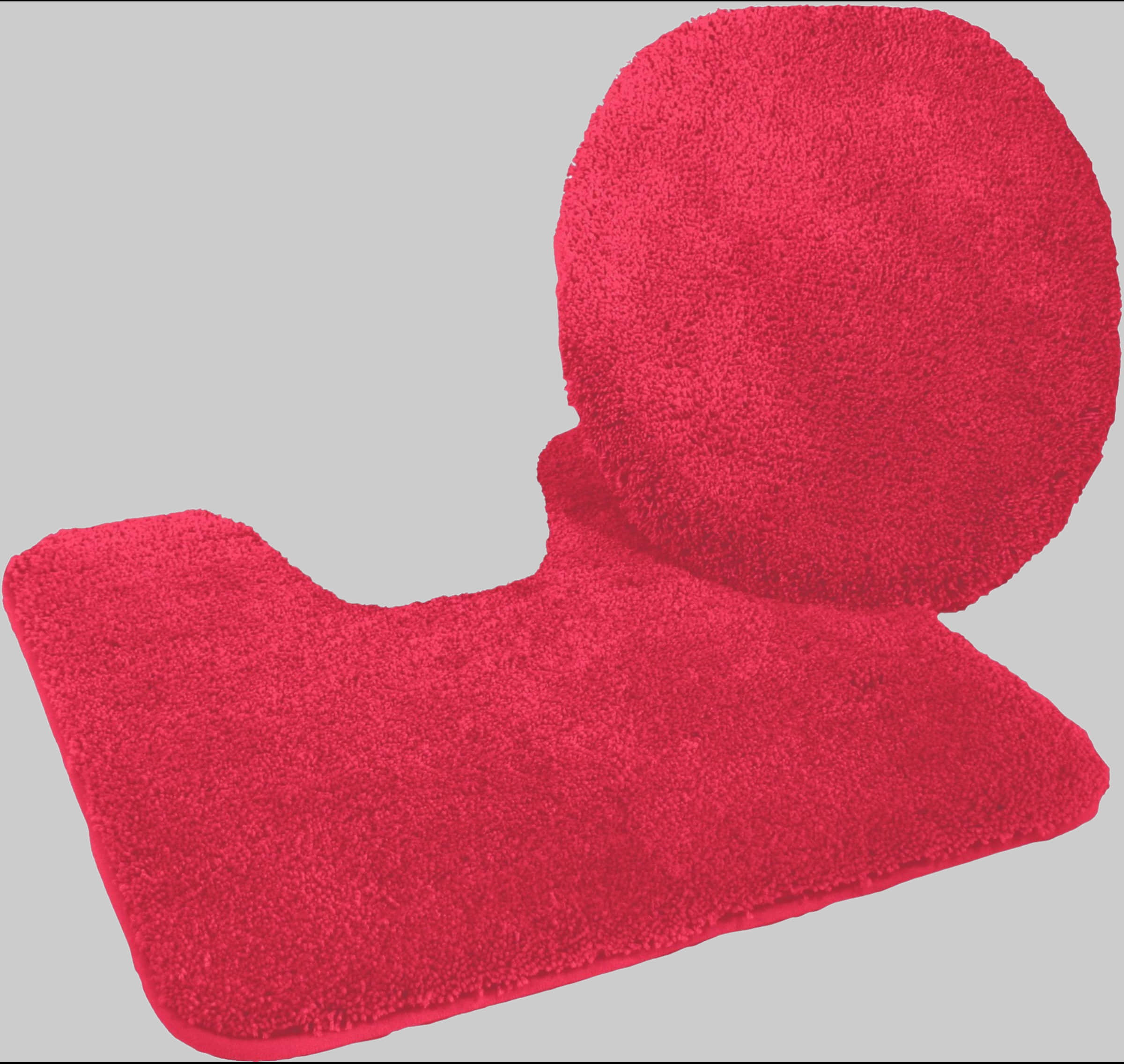 Badematten KiNZLER Kinzler Premium Badematte »Chaozhou« - XXL Flauschig (20 mm), rutschhemmend, fußbodenheizungsgeeignet, Polyester Mikrofaser, Badezimmerteppich in Uni-Farben - 60x100 cm rot