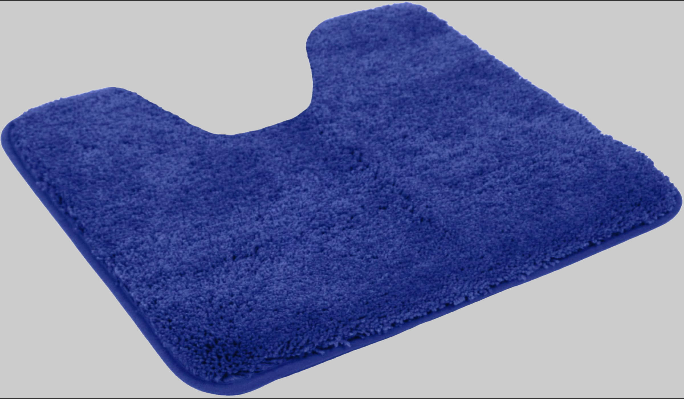 Badematten KiNZLER Kinzler Premium Badematte »Chaozhou« - XXL Flauschig (20 mm), rutschhemmend, fußbodenheizungsgeeignet, Polyester Mikrofaser, Badezimmerteppich in Uni-Farben - 60x100 cm royalblau