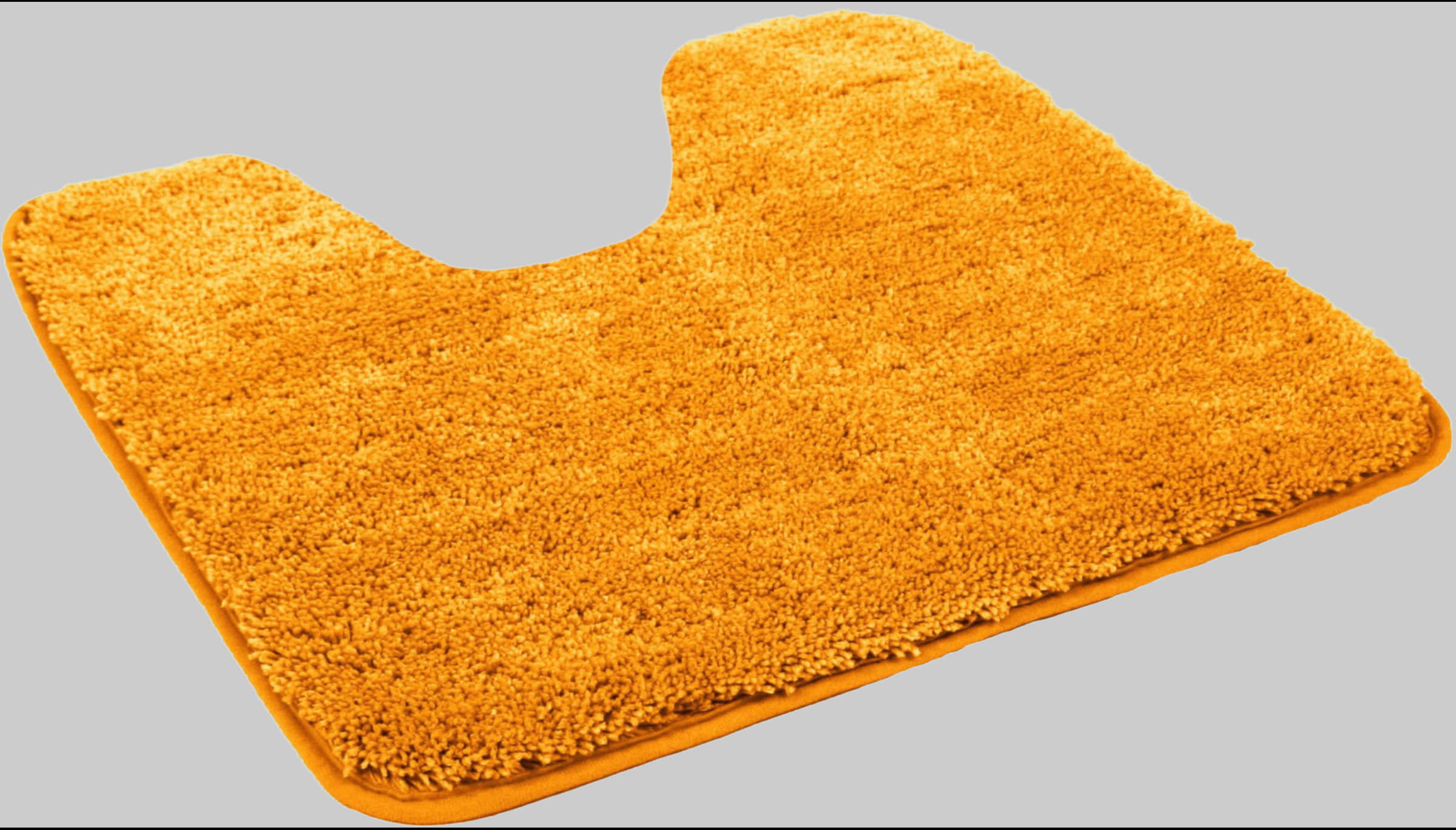 KiNZLER Kinzler Premium Badematte »Chaozhou« - XXL Flauschig (20 mm), rutschhemmend, fußbodenheizungsgeeignet, Polyester Mikrofaser, Badezimmerteppich in Uni-Farben - 60x100 cm terrakotta Badematten