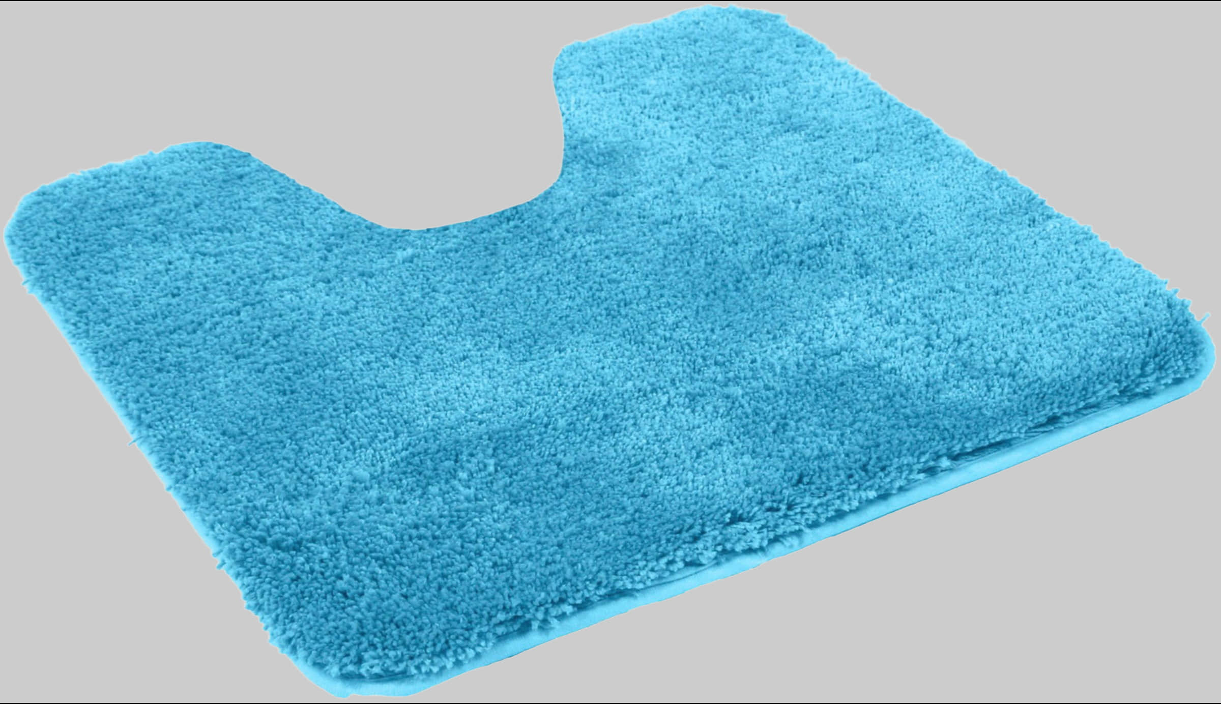 Badematten KiNZLER Kinzler Premium Badematte »Chaozhou« - XXL Flauschig (20 mm), rutschhemmend, fußbodenheizungsgeeignet, Polyester Mikrofaser, Badezimmerteppich in Uni-Farben - 60x100 cm türkis
