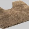 KiNZLER Kinzler Premium Badematte »Chaozhou« - XXL Flauschig (20 mm), rutschhemmend, fußbodenheizungsgeeignet, Polyester Mikrofaser, Badezimmerteppich in Uni-Farben - 60x100 cm braun Badematten