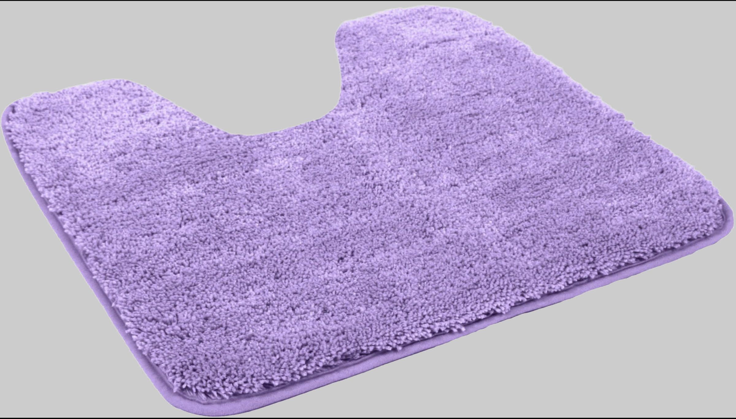 Kinzler Premium Badematte »Chaozhou« - XXL Flauschig (20 mm), rutschhemmend, fußbodenheizungsgeeignet, Polyester Mikrofaser, Badezimmerteppich in Uni-Farben - 60x100 cm flieder KiNZLER Badematten