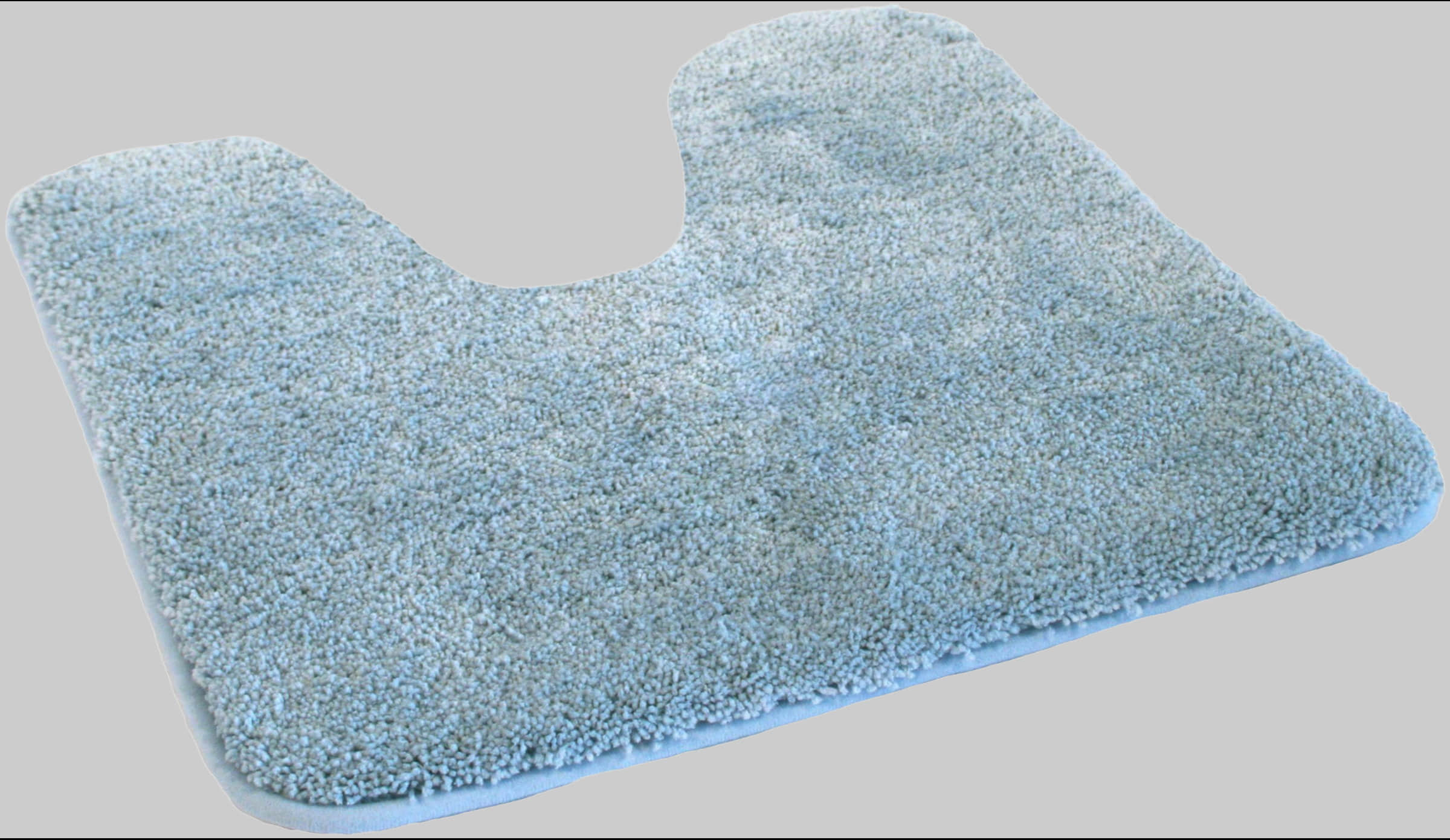 KiNZLER Badematten Kinzler Premium Badematte »Chaozhou« - XXL Flauschig (20 mm), rutschhemmend, fußbodenheizungsgeeignet, Polyester Mikrofaser, Badezimmerteppich in Uni-Farben - 60x100 cm hellblau
