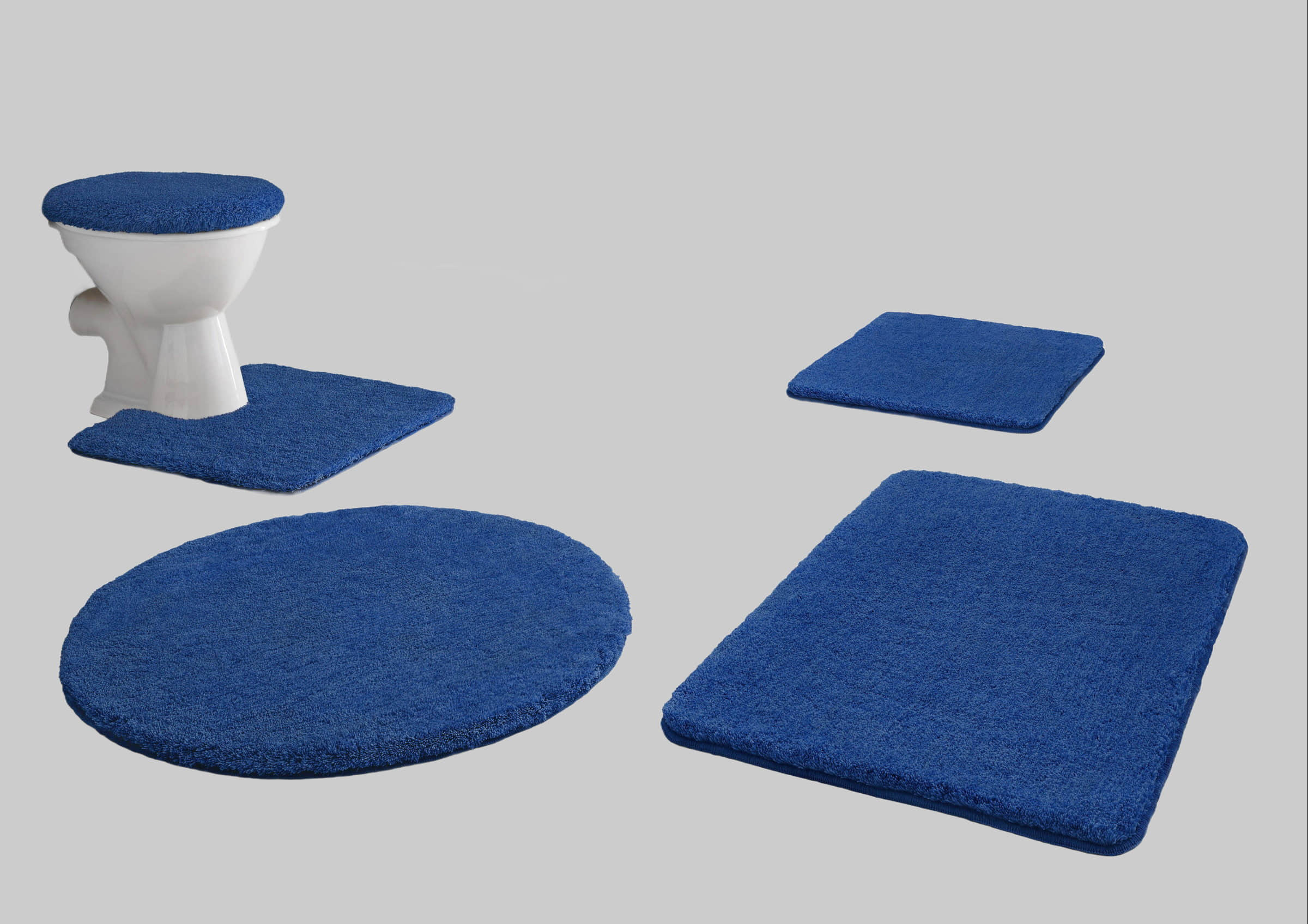 Kleine Wolke RELAX Badteppich 60x100 cm Rubinrot | 30 mm Flor | rutschhemmend | fußbodenheizungsgeeignet | Öko-Tex® Standard 100 atlantikblau Badematten Kleine Wolke