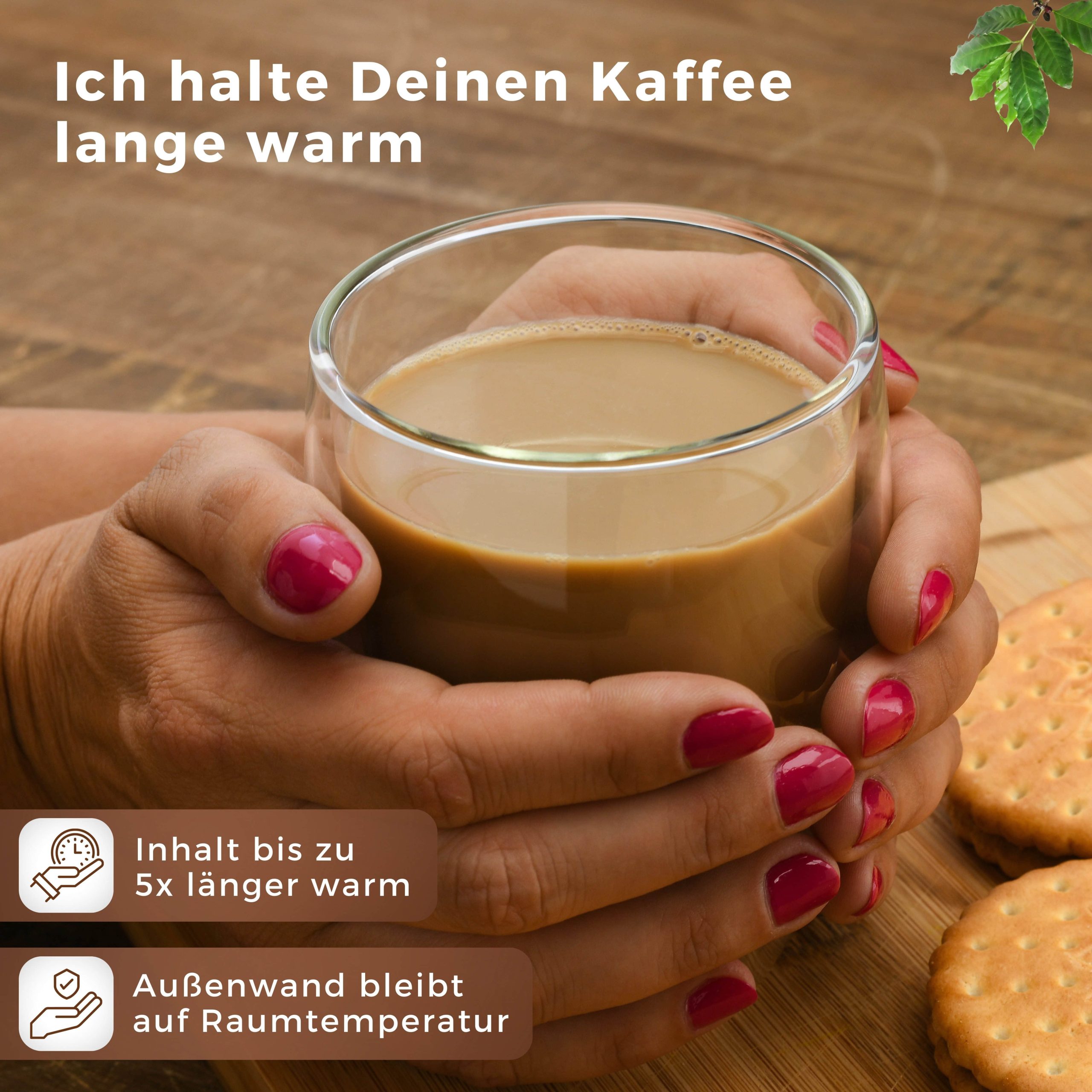 LAPRESO LAPRESO Doppelwandige Latte Macchiato Gläser 350ml (6er Set) – Premium Borosilikatglas Thermobecher für Kaffee & Tee | Spülmaschinenfest | Deutsche Qualität | SEHR GUT 2024 Geschirr & Tischaccessoires