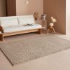 LeGer Home by Lena Gercke LeGer Home by Lena Gercke 'Ainhoa' Handwoven Wool Area Rug - 12mm Plush, Solid Color, Rectangle Living Room/Bedroom Carpet (Multiple Sizes Available) sand Teppiche