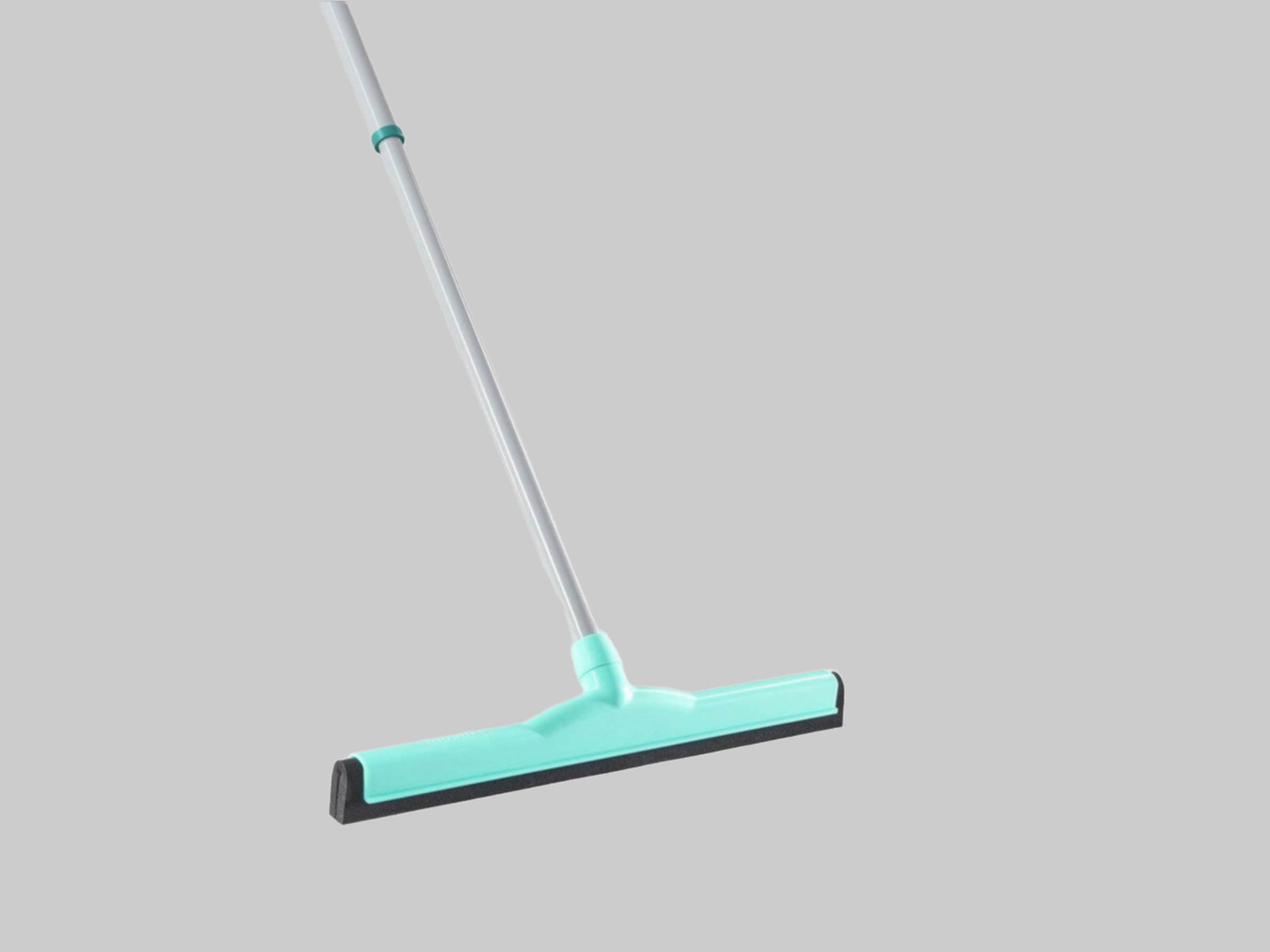 Leifheit Classic Telescope Wasserabzieher | 45 cm Wischbreite | Verstellbarer Teleskopstiel (80-132 cm) | Doppelte Abziehlippe Garten & Balkon Leifheit