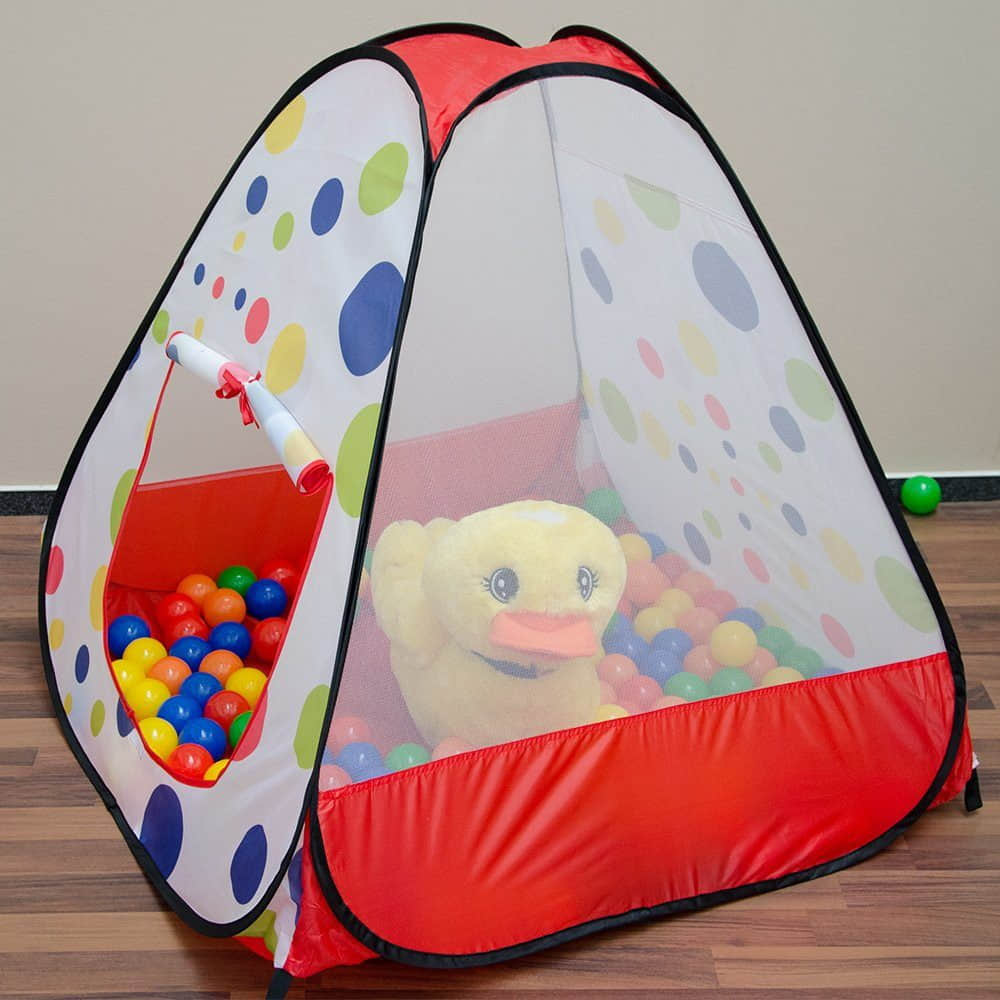 Garten & Balkon LittleTom LittleTom Kids Play Tent with Ball Pit - Pop-Up Playhouse & Crawling Tunnel for Boys & Girls Ages 2-8 - Includes 200 Balls & Storage Bag