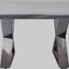 MCA furniture Couchtisch »Cartagena« - Massivholz Akazie mit Baumkante | Natürliche Risse & Löcher | Rustikales Design | X-Metallgestell Grau MCA furniture Tische