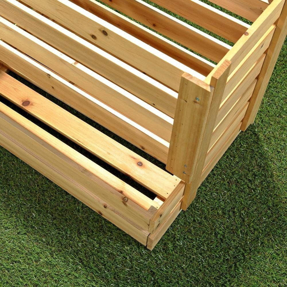 Melko Aufbewahrung Melko Holzkiste - Premium Wooden Storage Crate for Potatoes, Fruits & Vegetables | Natural Spruce Wood | Customizable Design