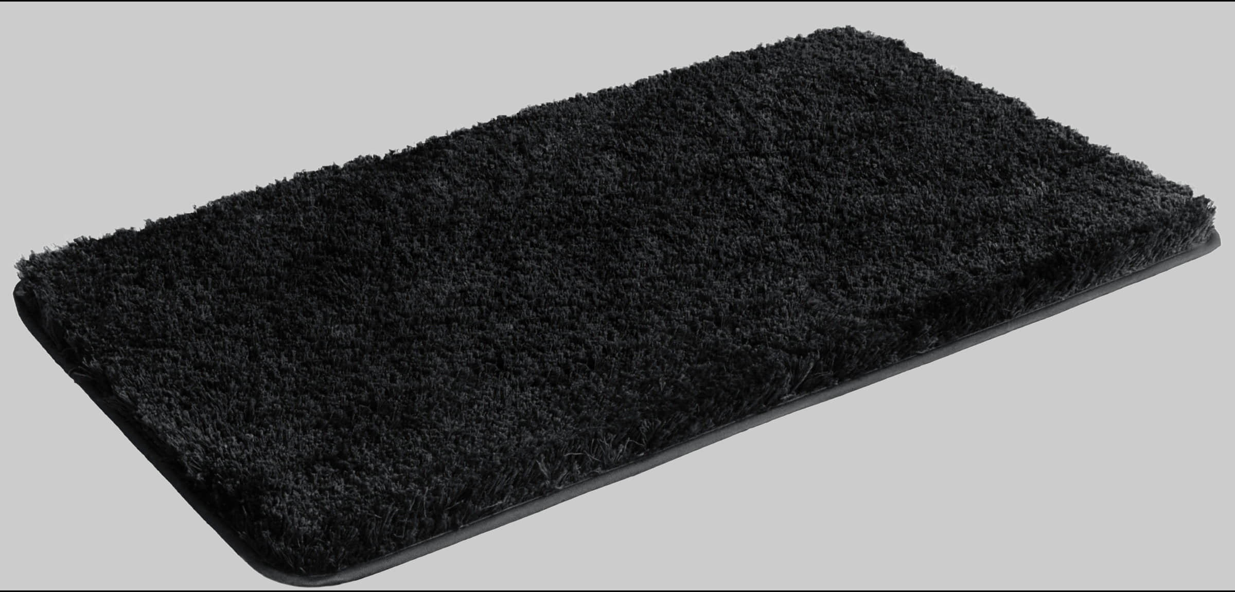 Mu00F6ve Badematten Möve Badematte 'Superwuschel' | 40mm hoch | Rutschhemmend | Schnelltrocknend | Verschiedene Größen (50x80cm/60x100cm) | Microfaser | Badezimmerteppich in Weiß/Grau/Beige schwarz