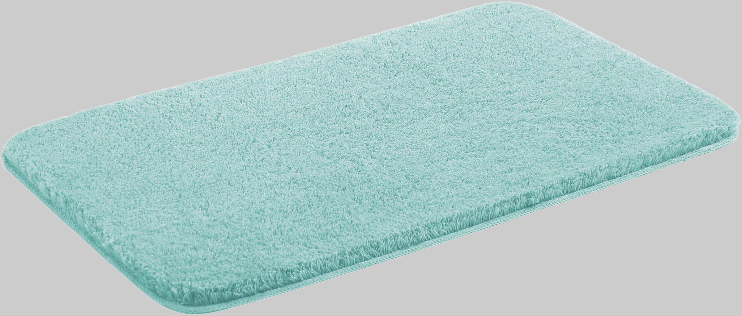 My Home Badematte 'Merida' | 32 mm hoch, rutschhemmend, fußbodenheizungsgeeignet | Kunstfaser-Badteppich in Uni-Farben | rechteckig/rund & als 2-teiliges Set mint my home Badematten