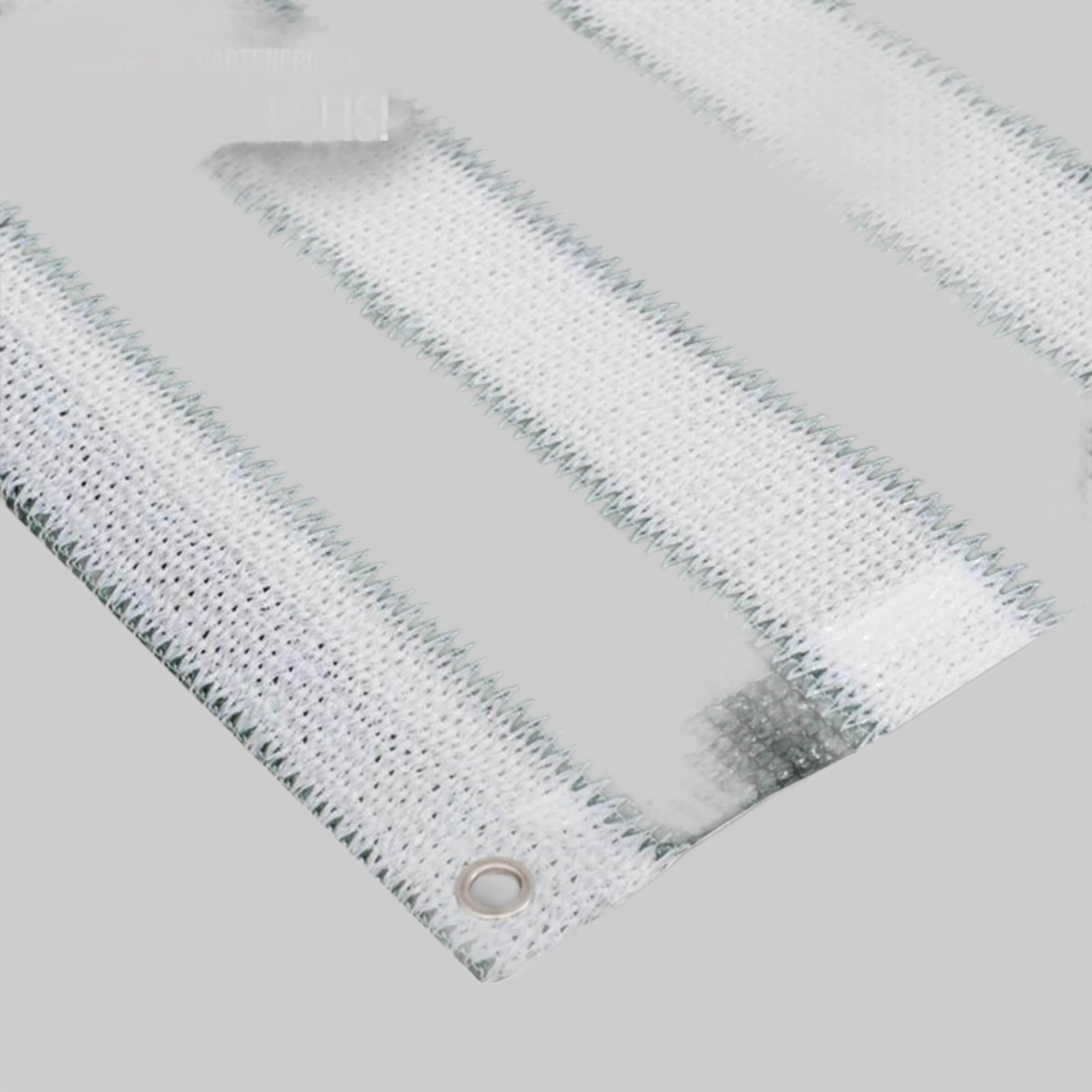 Garten & Balkon NOOR NOOR Balkonsichtschutz mit Ösen - Premium Balkonblende aus PE-Gewebe (0.9x3m, Braun) | UV-beständig & witterungsfest | Made in Germany Grün/Weiß