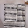 Handtücher Next Next Premium Egyptian Cotton Bath Towel - 600 GSM Ultra Soft Handtuch (1-Piece) | Luxury Spa Quality | OEKO-TEX Certified Grey Stripe