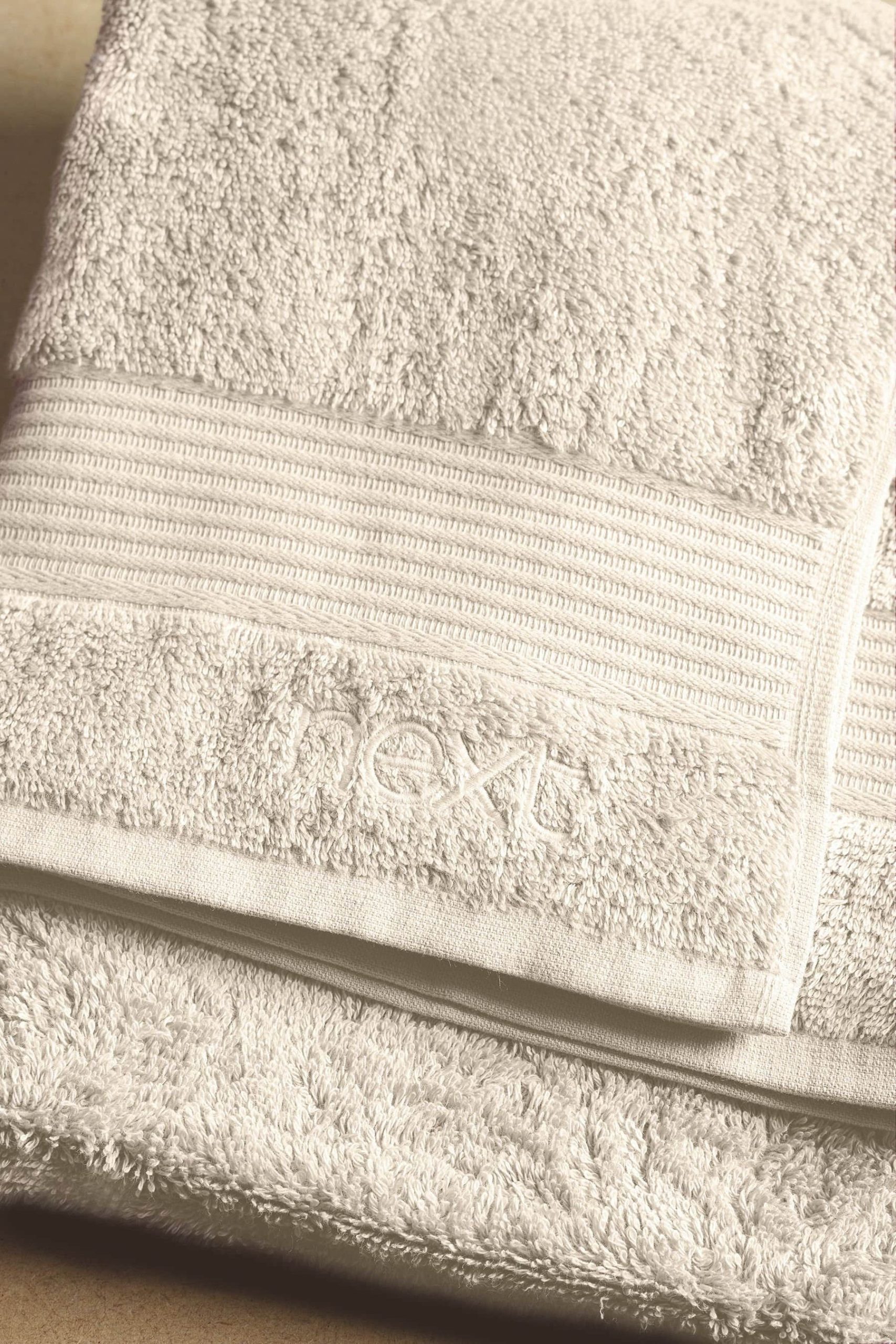 Next Next Premium Egyptian Cotton Bath Towel - 600 GSM Ultra Soft Handtuch (1-Piece) | Luxury Spa Quality | OEKO-TEX Certified Natural Ecru Handtücher
