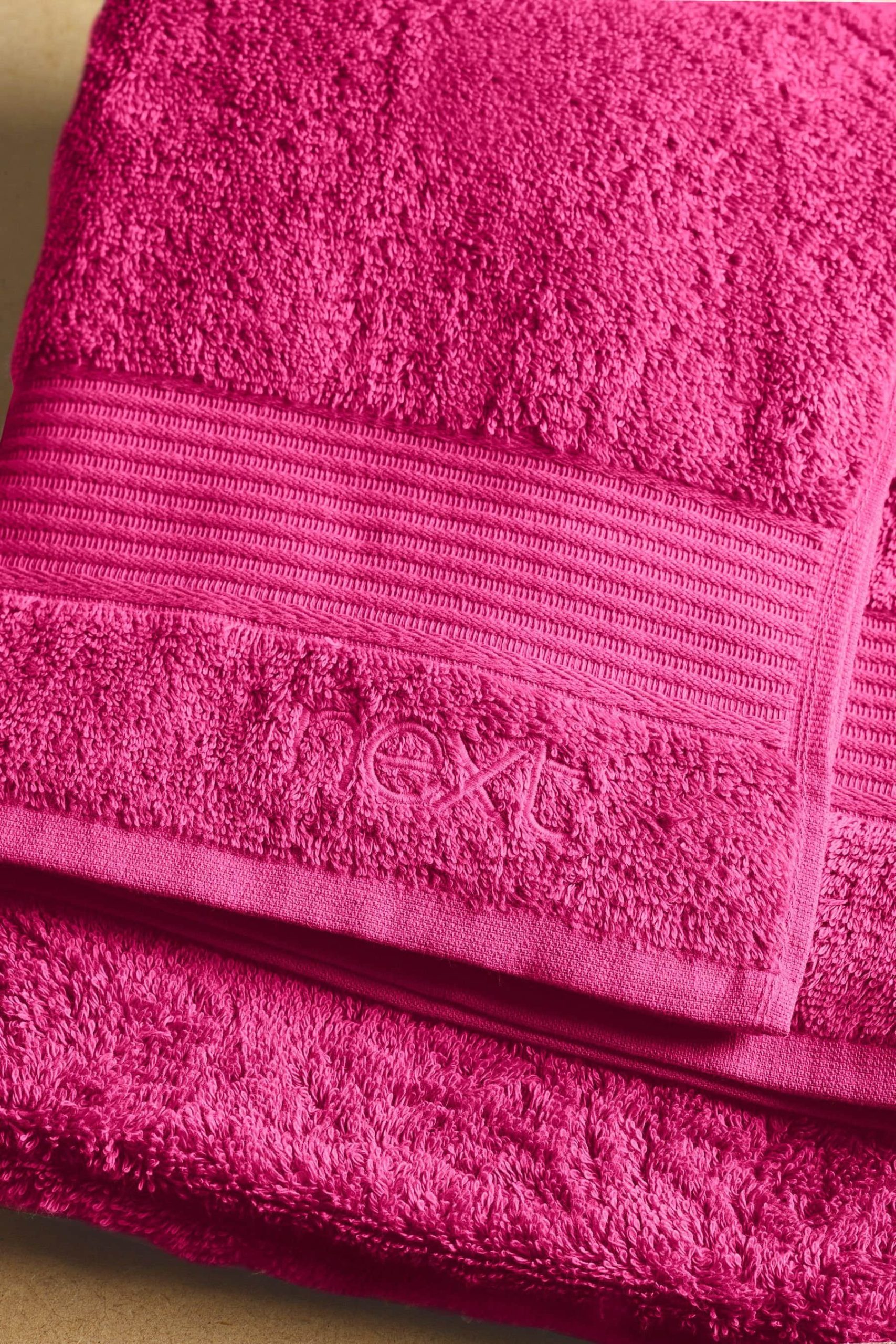 Next Next Premium Egyptian Cotton Bath Towel - 600 GSM Ultra Soft Handtuch (1-Piece) | Luxury Spa Quality | OEKO-TEX Certified Pink Brigh Handtücher