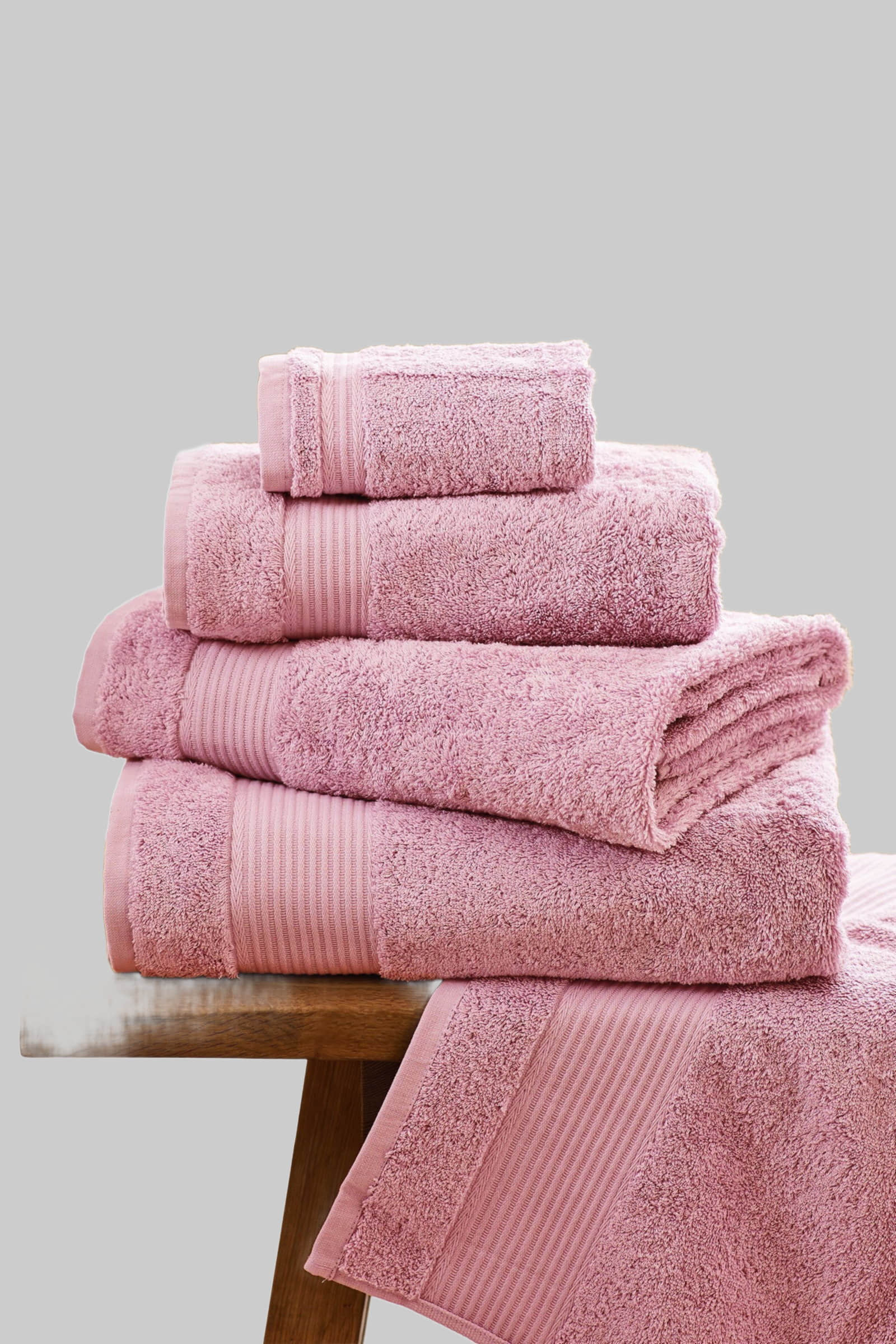Handtücher Next Next Premium Egyptian Cotton Bath Towel - 600 GSM Ultra Soft Handtuch (1-Piece) | Luxury Spa Quality | OEKO-TEX Certified Pink Dusky