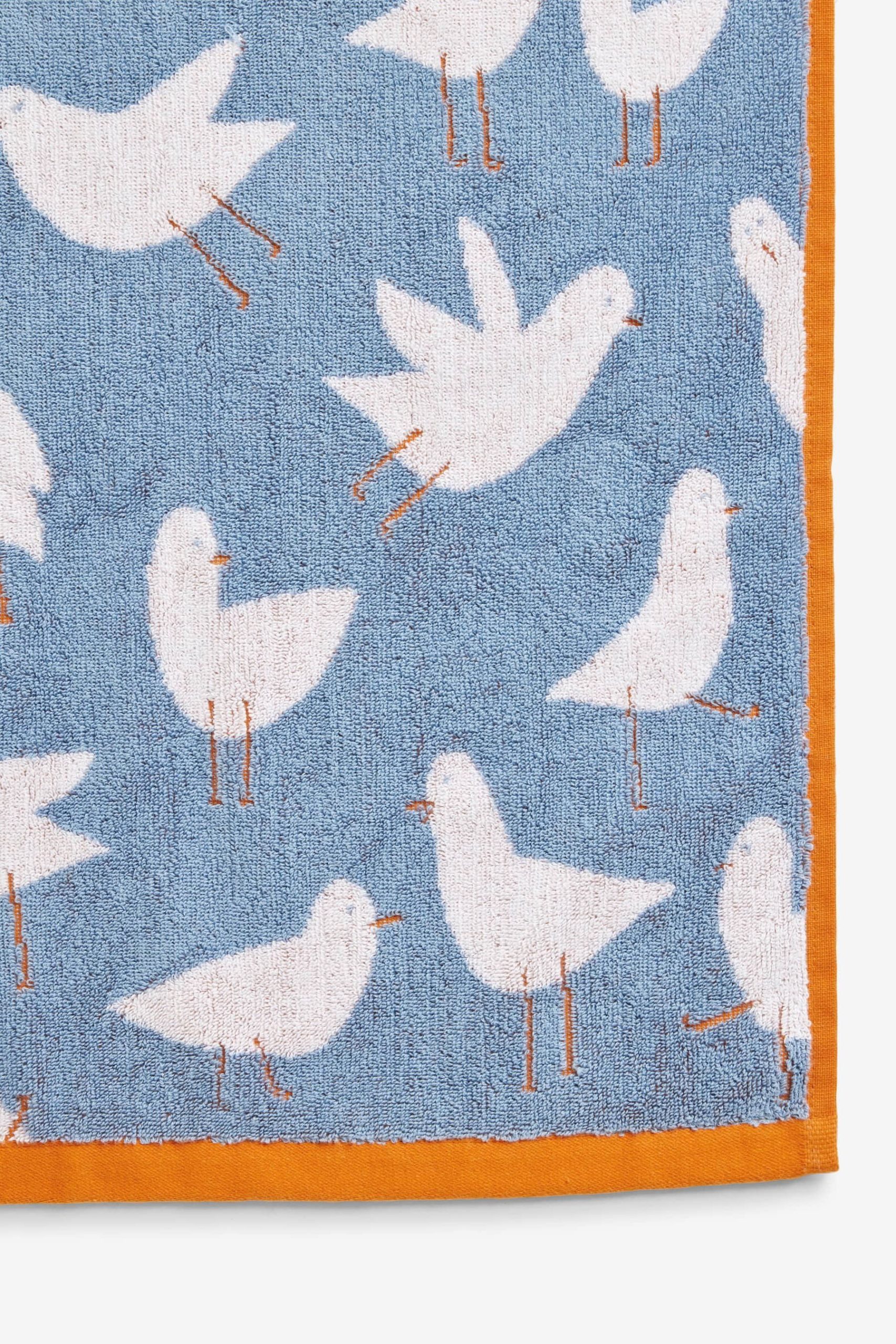 Next Next Premium Egyptian Cotton Bath Towel - 600 GSM Ultra Soft Handtuch (1-Piece) | Luxury Spa Quality | OEKO-TEX Certified Blue Seagull Handtücher