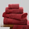 Next Handtücher Next Premium Egyptian Cotton Bath Towel - 600 GSM Ultra Soft Handtuch (1-Piece) | Luxury Spa Quality | OEKO-TEX Certified Red Berry