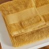 Next Handtücher Next Premium Egyptian Cotton Bath Towel - 600 GSM Ultra Soft Handtuch (1-Piece) | Luxury Spa Quality | OEKO-TEX Certified Yellow Ochre