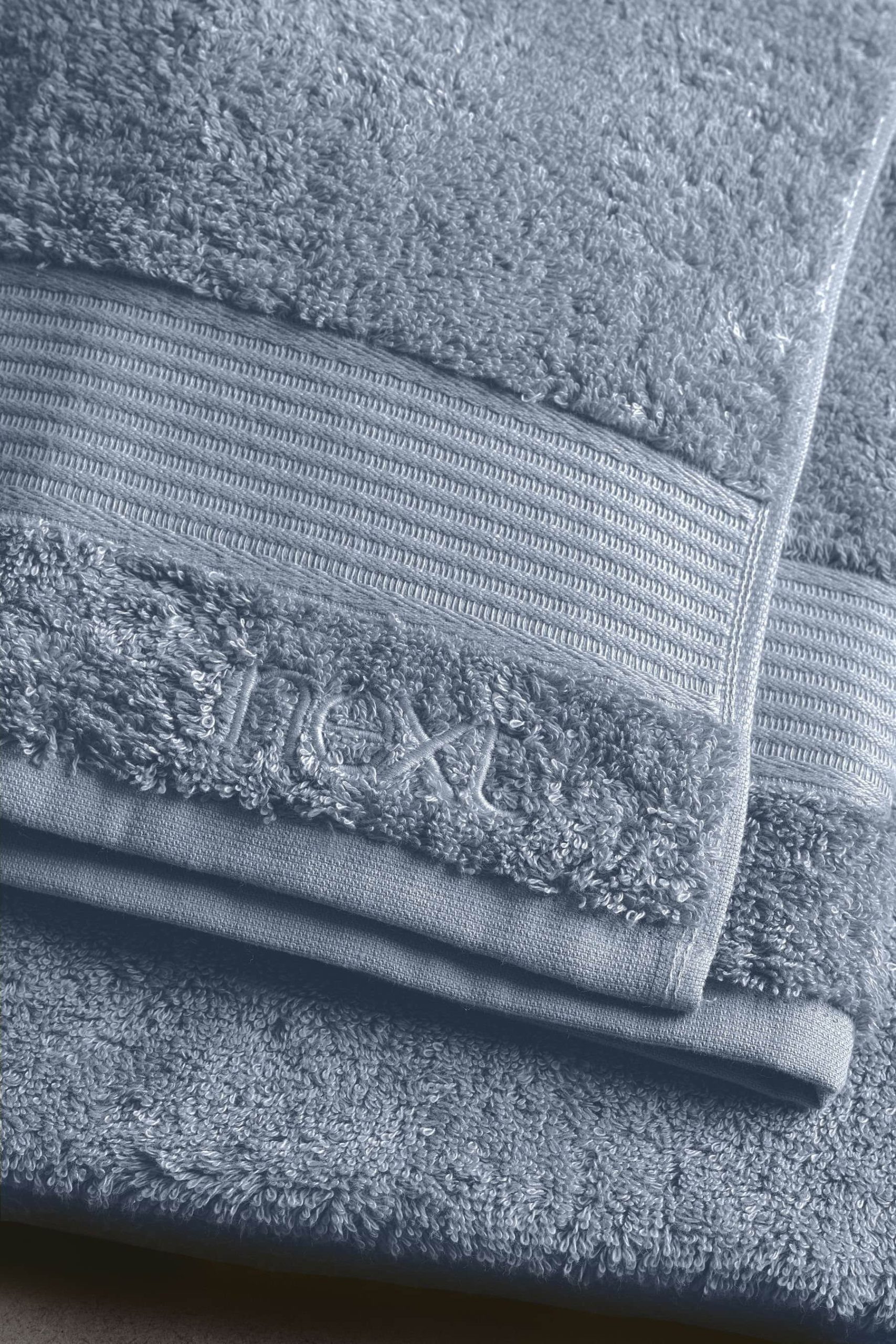 Next Next Premium Egyptian Cotton Bath Towel - 600 GSM Ultra Soft Handtuch (1-Piece) | Luxury Spa Quality | OEKO-TEX Certified Blue Slate Handtücher
