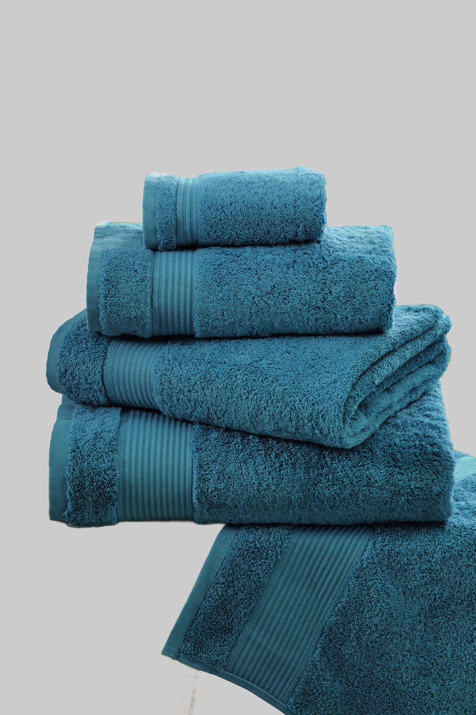 Next Next Premium Egyptian Cotton Bath Towel - 600 GSM Ultra Soft Handtuch (1-Piece) | Luxury Spa Quality | OEKO-TEX Certified Blue Teal Handtücher