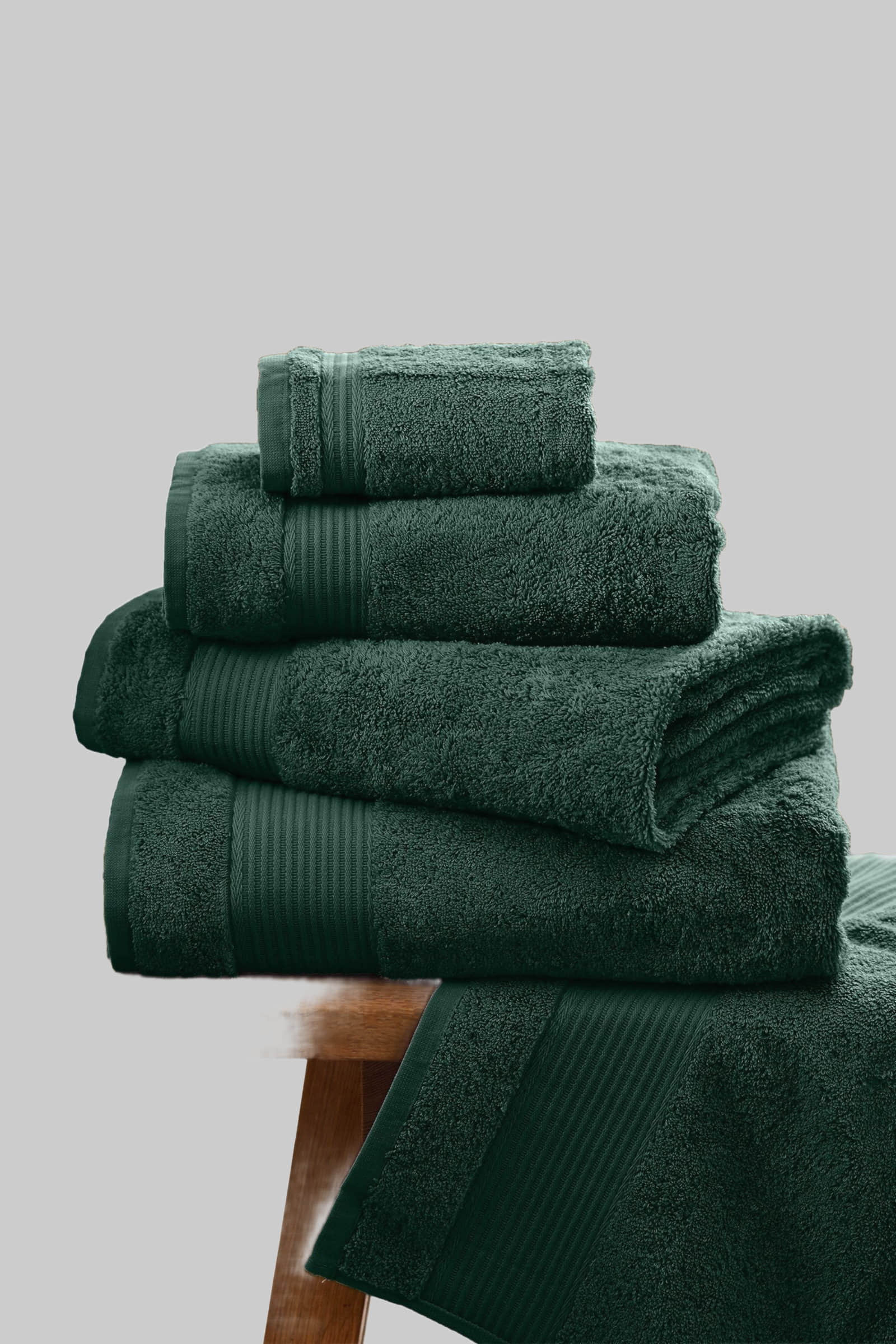 Next Premium Egyptian Cotton Bath Towel - 600 GSM Ultra Soft Handtuch (1-Piece) | Luxury Spa Quality | OEKO-TEX Certified Green Bottle Handtücher Next