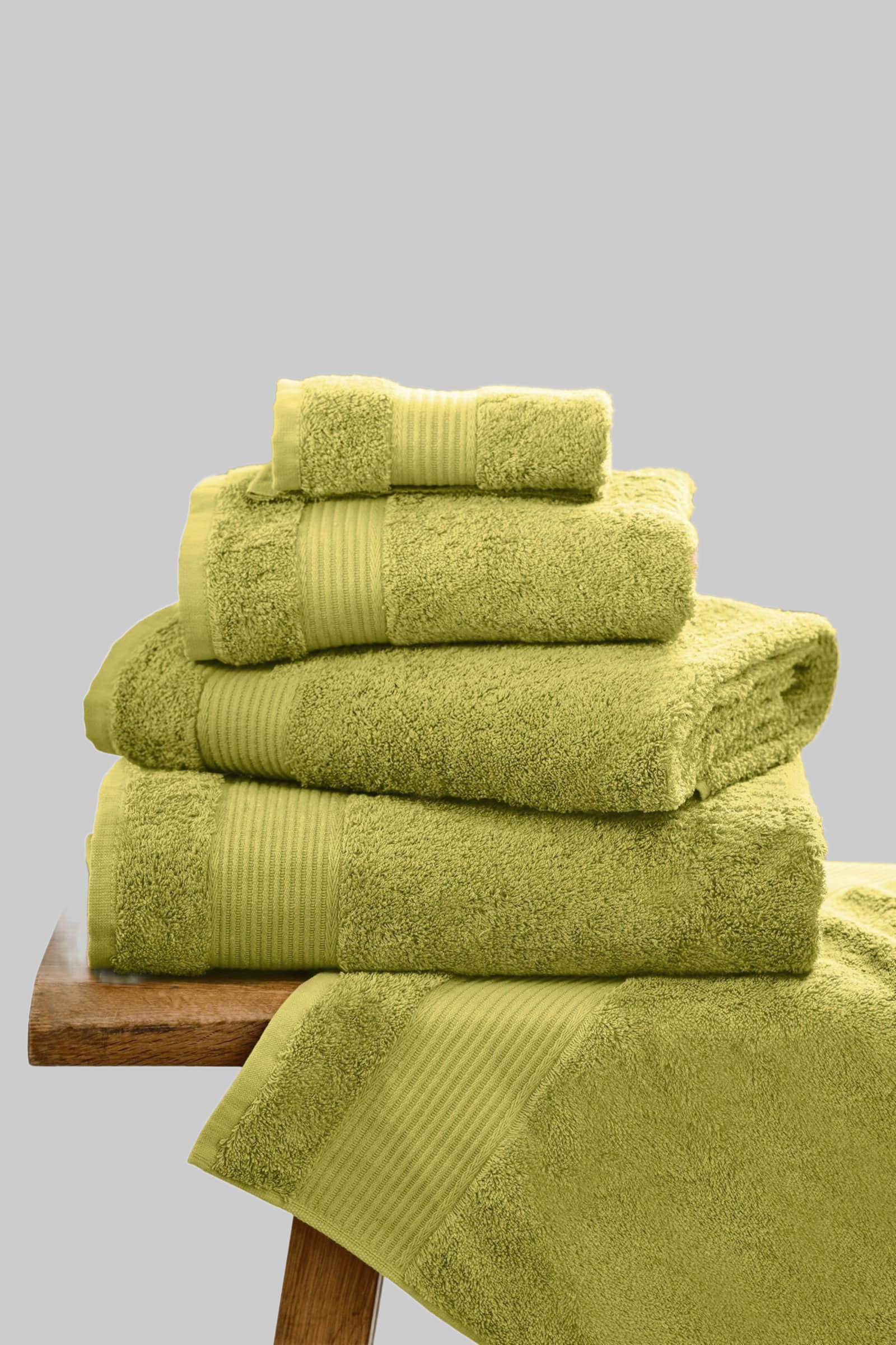 Handtücher Next Next Premium Egyptian Cotton Bath Towel - 600 GSM Ultra Soft Handtuch (1-Piece) | Luxury Spa Quality | OEKO-TEX Certified Green Lime
