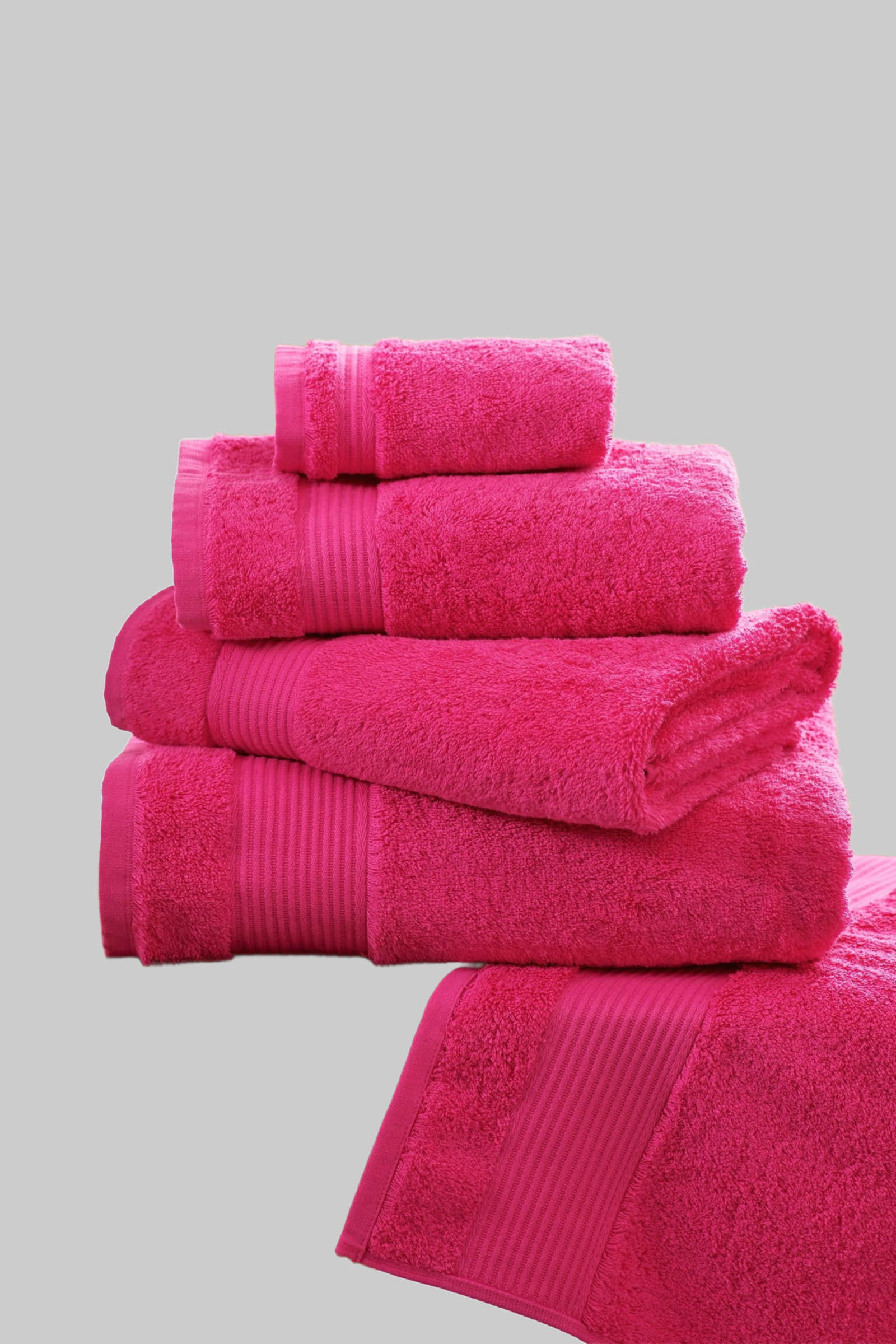 Next Next Premium Egyptian Cotton Bath Towel - 600 GSM Ultra Soft Handtuch (1-Piece) | Luxury Spa Quality | OEKO-TEX Certified Pink Brigh Handtücher